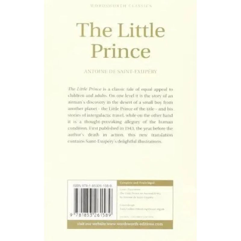 LITTLE PRINCE, THE - WWC WORDSWORTH CHILDREN'S CLASSICS (Nuevo) - Miniatura 2