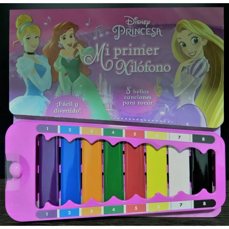 MI PRIMER XILOFON - DISNEY PRINCESA - CARTONE (Nuevo) - Miniatura 2