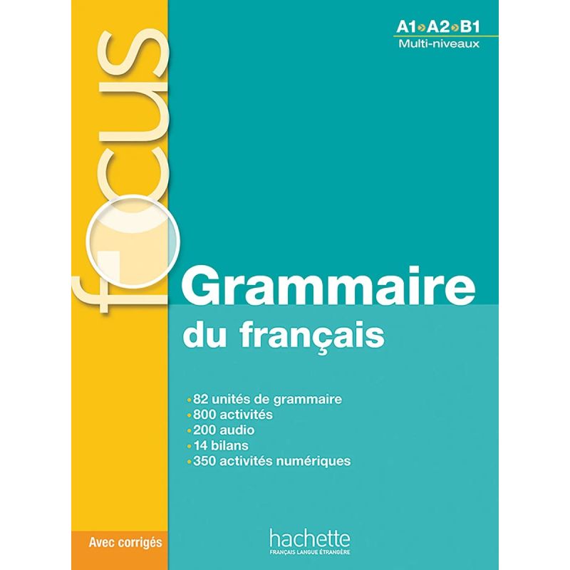 FOCUS GRAMMAIRE DU FRANCAIS A1-A2-B1 - LIVRE DE L'ELEVE + PARCOURS DIGITAL (Nuevo)