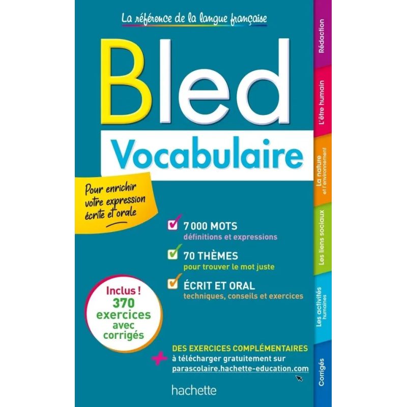 BLED - VOCABULAIRE DE FRANCAIS (Nuevo)