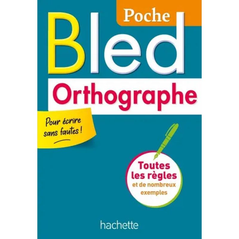BLED - POCHE ORTHOGRAPHE - HB (Nuevo)