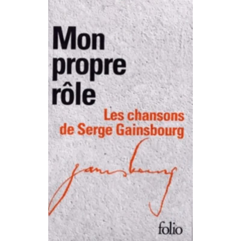 MON PROPRE ROLE: LES CHANSONS DE SERGE GAINSBOURG - 2 VOL. (Nuevo)