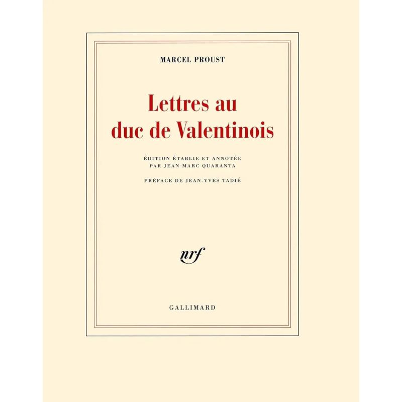 LETTRES AU DUC DE VALENTINOIS (Nuevo)