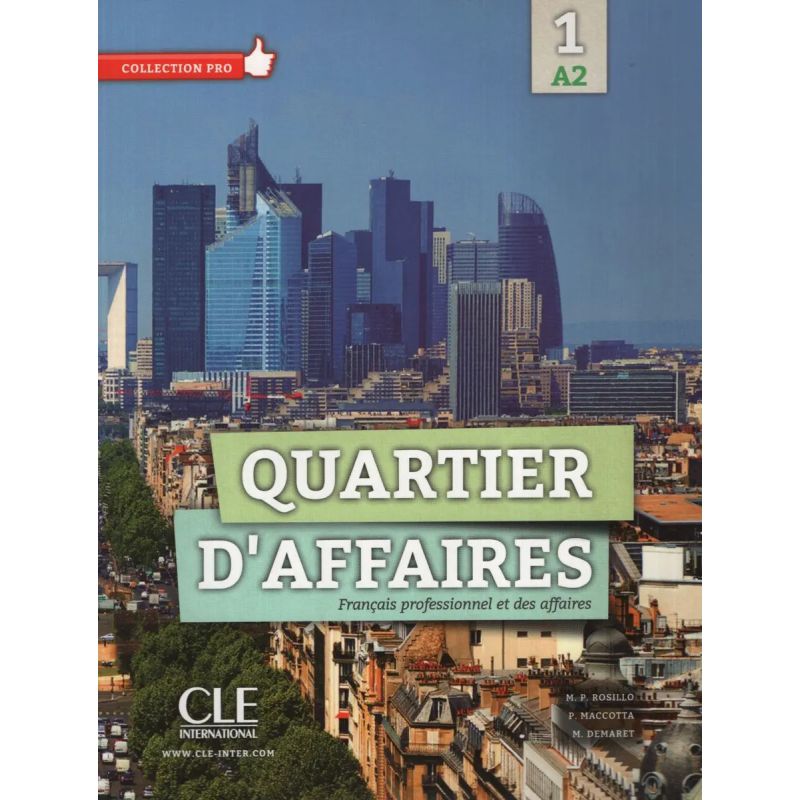 QUARTIER D'AFFAIRES A2 - LIVRE DE L'ELEVE + DVD-ROM (Nuevo)