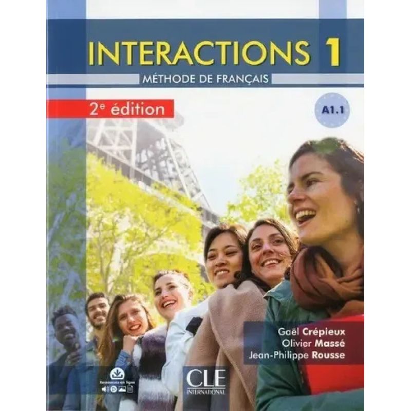INTERACTIONS 1 A1.1 2/ED- LIVRE DE L'ELEVE + AUDIO EN LIGNE (Nuevo)