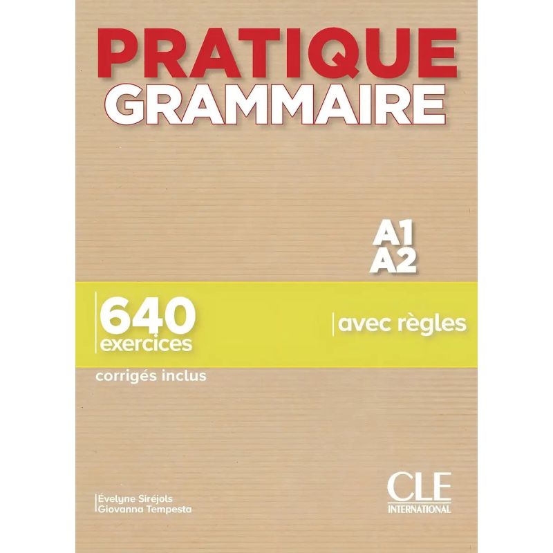 PRATIQUE GRAMMAIRE A1/A2 - LIVRE + CORRIGES (Nuevo)