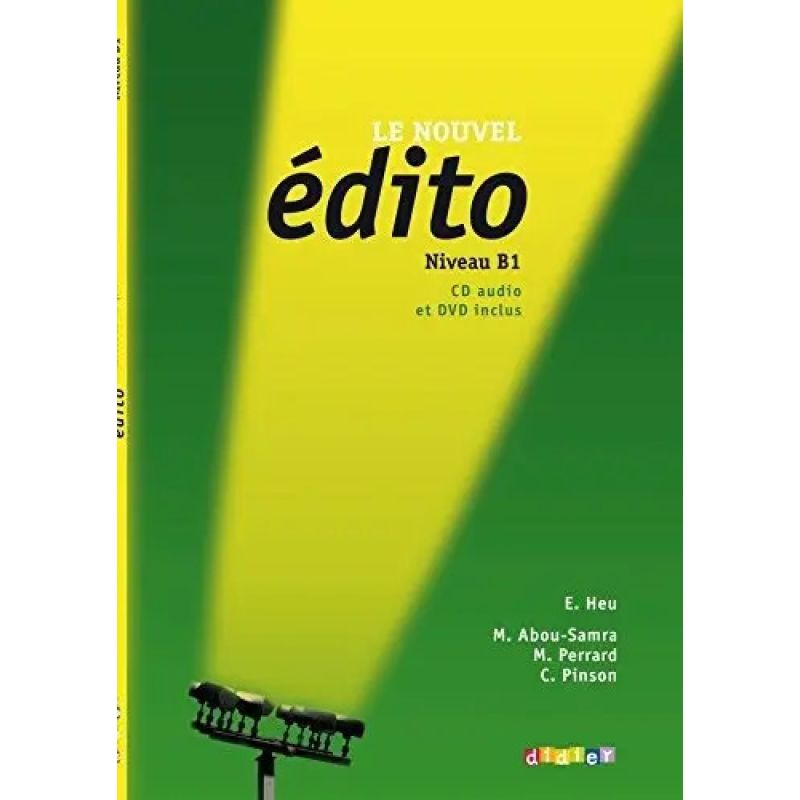 LE NOUVEL EDITO B1 - LIVRE + DVD* (Nuevo)