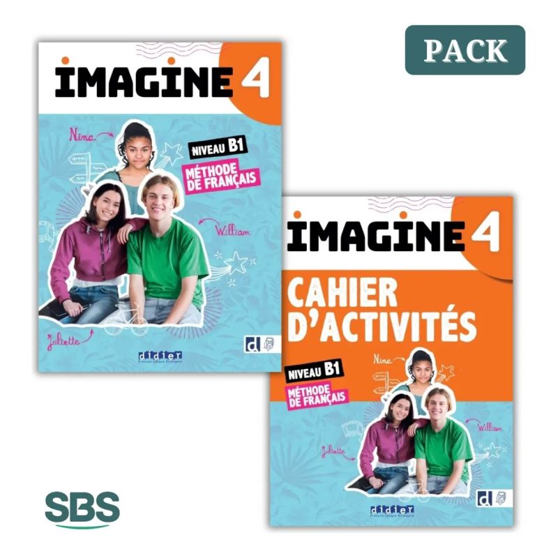 IMAGINE 4 B1 - CAHIER + DIDIERFLEAPP (Nuevo)