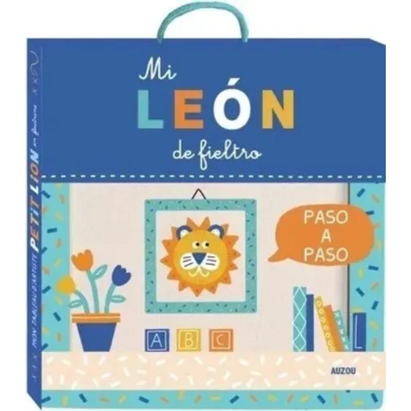 MI LEON DE FIELTRO PASO A PASO - MI CUADRO DE ARTISTA (Nuevo)