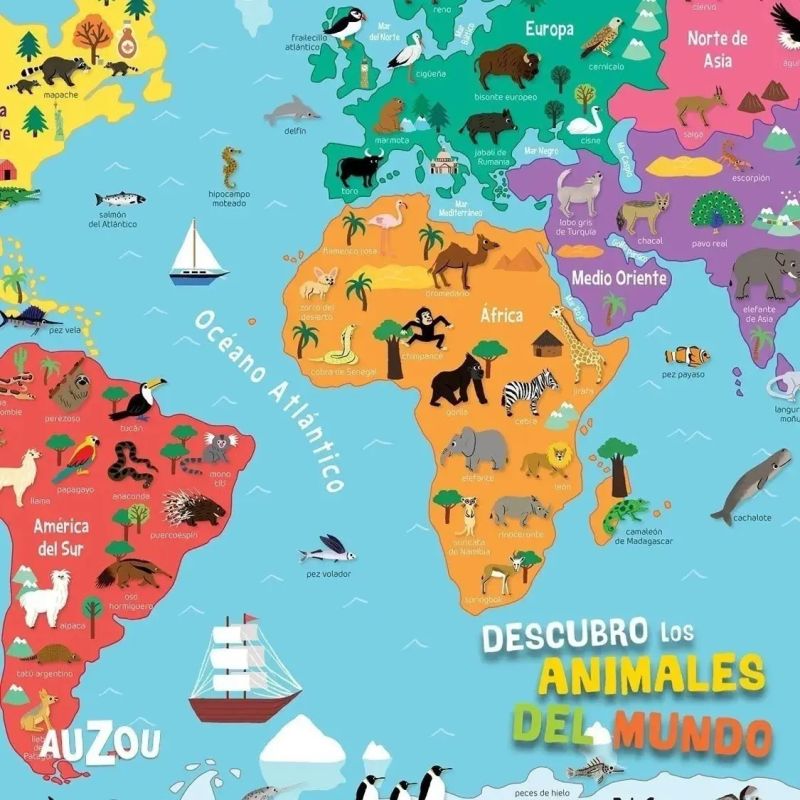 DESCUBRO LOS ANIMALES DEL MUNDO (Nuevo) - Miniatura 2