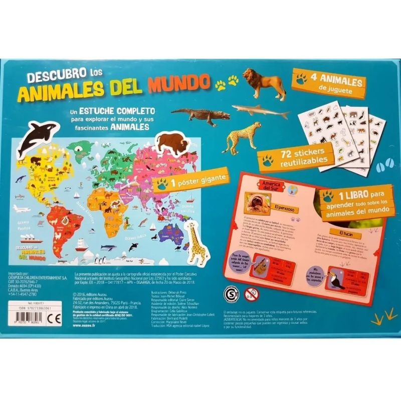 DESCUBRO LOS ANIMALES DEL MUNDO (Nuevo) - Miniatura 3