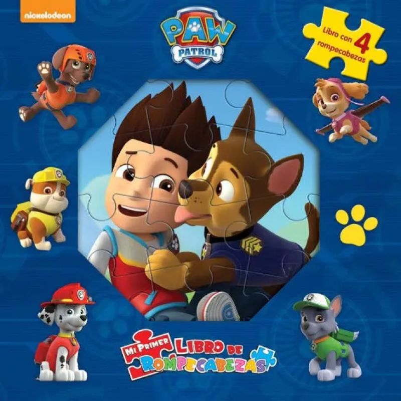 NICK PAW PATROL - MI PRIMER LIBRO DE ROMPECABEZAS (Nuevo)