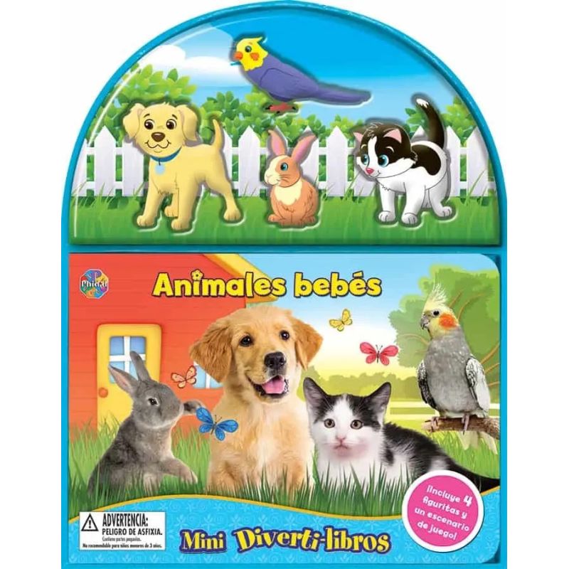 ANIMALES BEBES - MINI DIVERTILIBROS (Nuevo)