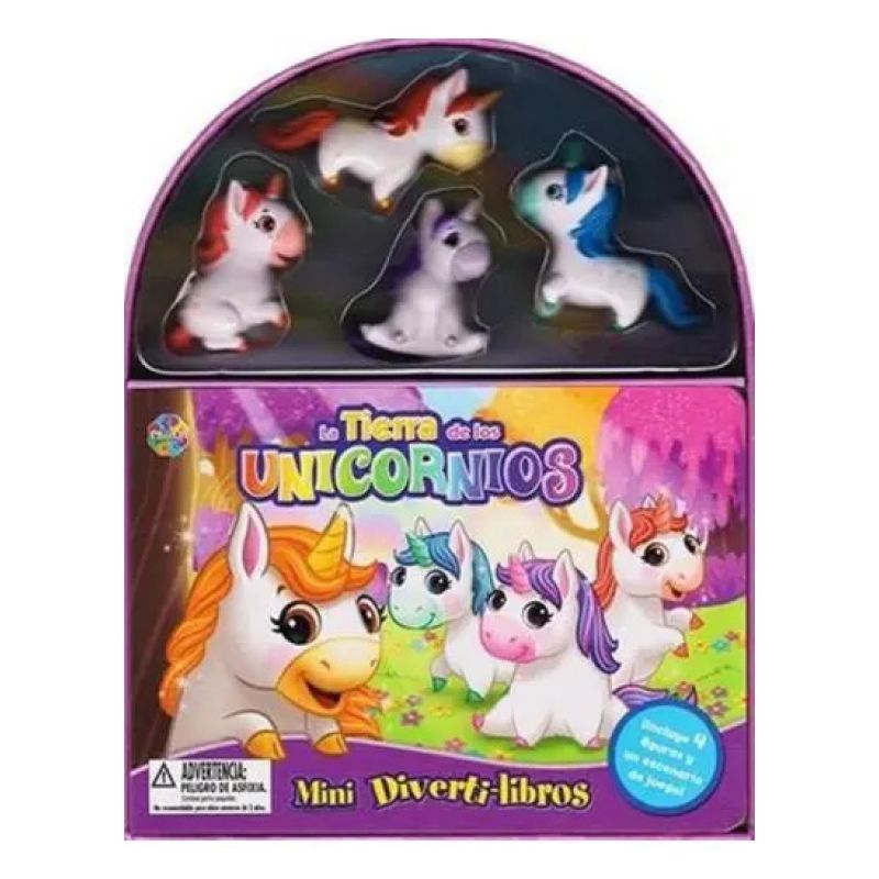 TIERRA DE LOS UNICORNIOS, LA - MINI DIVERTI-LIBROS (TD) (Nuevo)