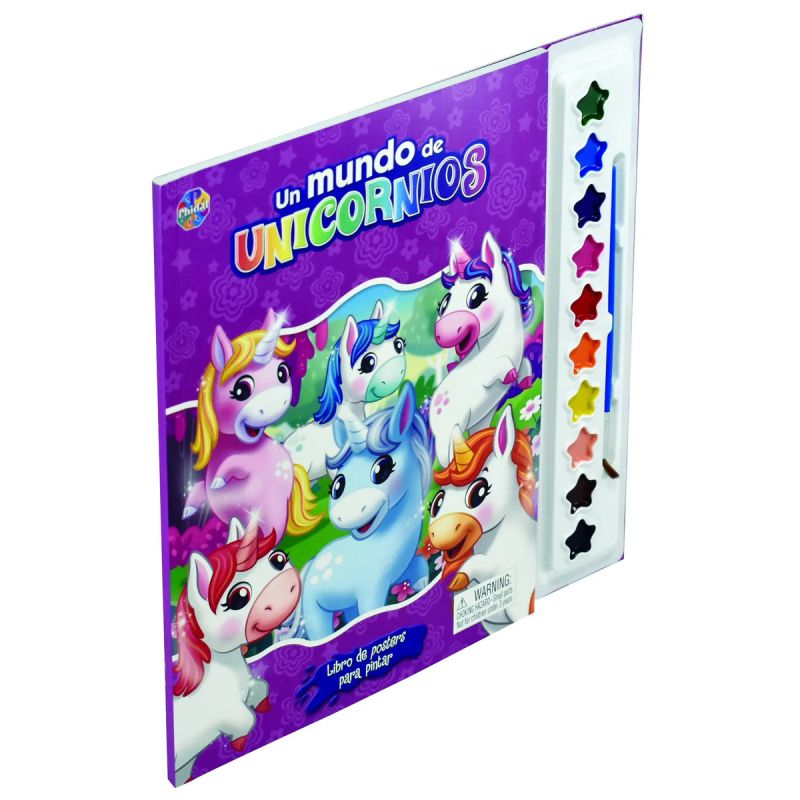 UN MUNDO DE UNICORNIOS - POSTER PARA PINTAR (Nuevo) - Miniatura 3