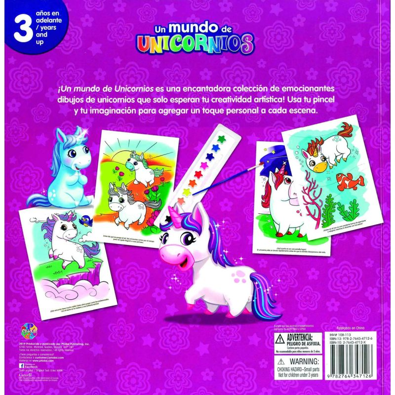 UN MUNDO DE UNICORNIOS - POSTER PARA PINTAR (Nuevo) - Miniatura 2