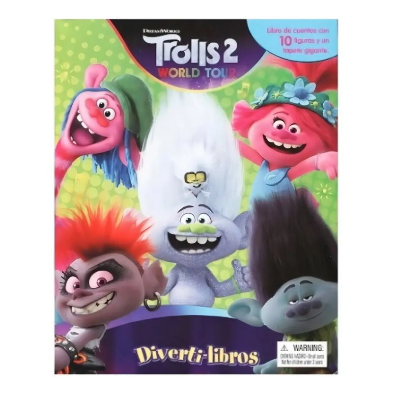TROLLS 2 WORLD TOUR - DIVERTI-LIBROS (Nuevo)