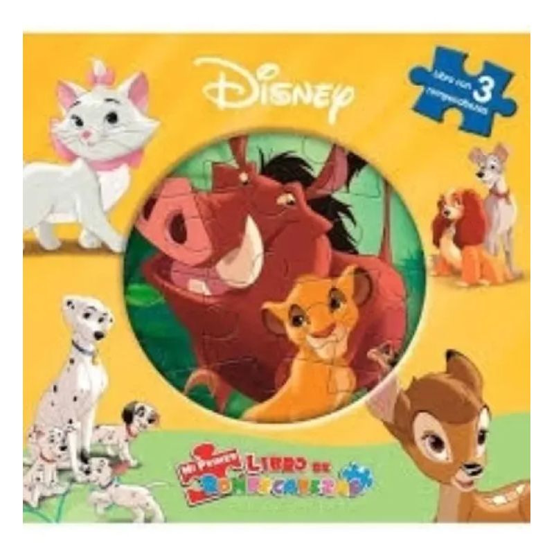 DISNEY ANIMALS - MI PRIMER LIBRO DE ROMPECABEZAS (TD) (Nuevo)
