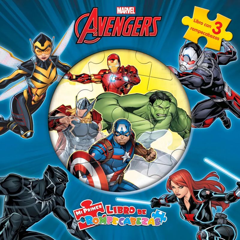 MARVEL AVENGERS - MI PRIMER LIBRO DE ROMPECABEZAS (TD) (Nuevo)