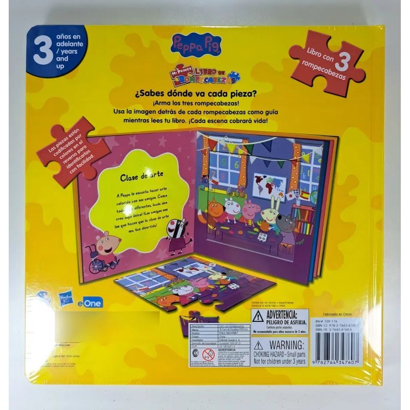 PEPPA PIG - MI PRIMER LIBRO DE ROMPECABEZAS - TD (Nuevo) - Miniatura 2