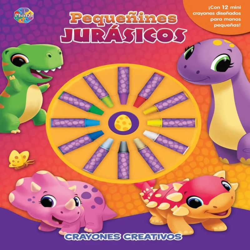 PEQUEÑINES JURASICOS - CRAYONES CREATIVOS - TD (Nuevo)
