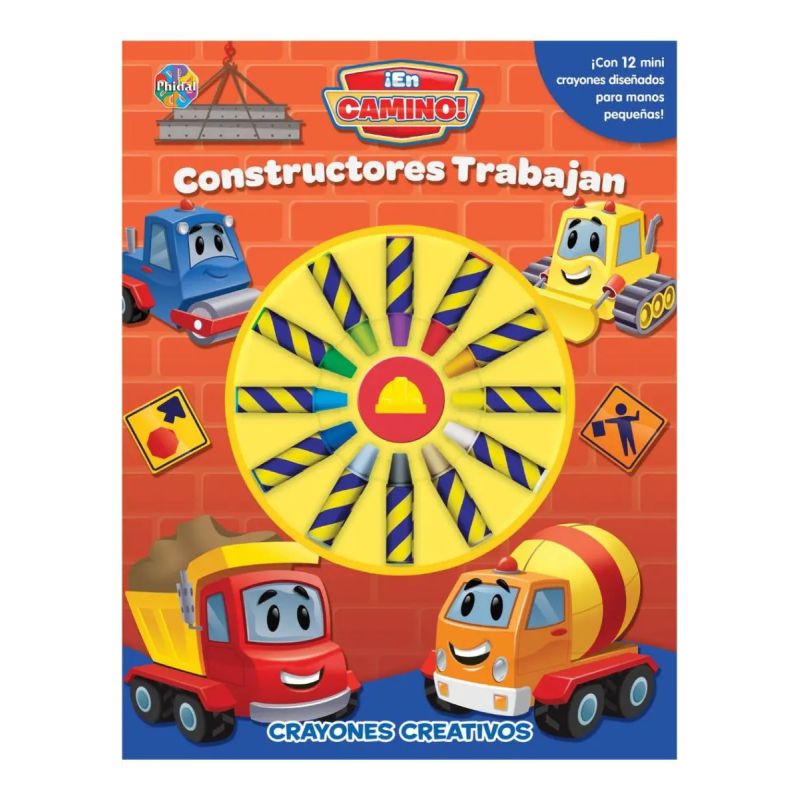 CONSTRUCTORES TRABAJAN - CRAYONES CREATIVOS - TD (Nuevo)