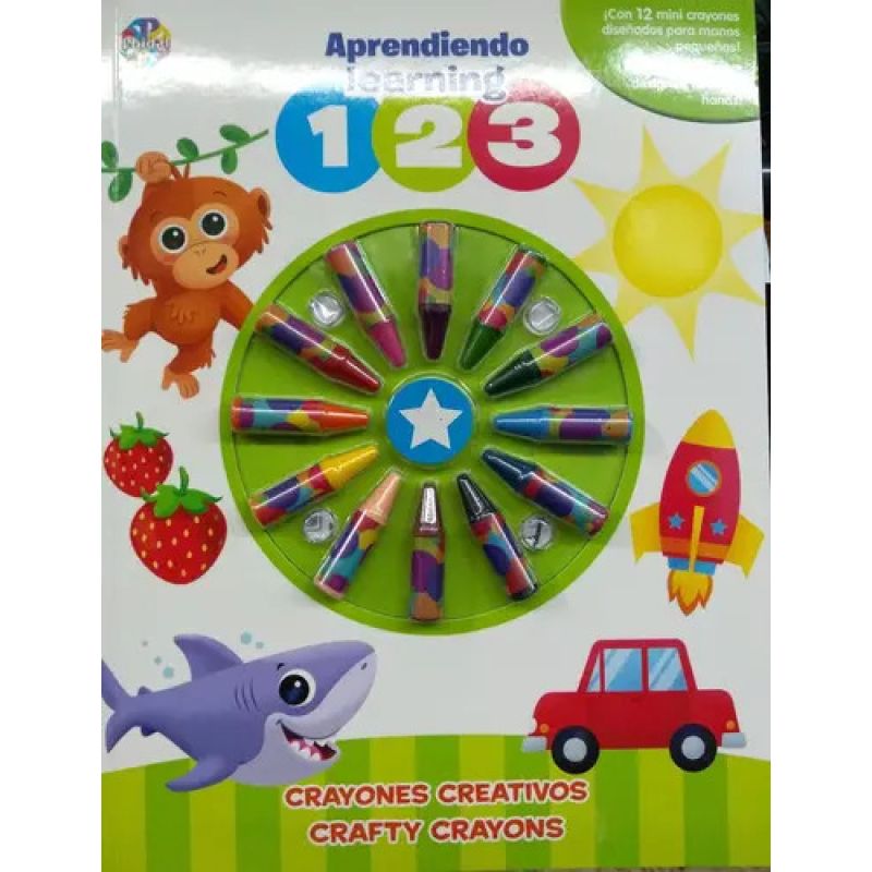 LEARNING 123 CRAFTY - CRAYONS CREATIVOS BILINGÜE (Nuevo)
