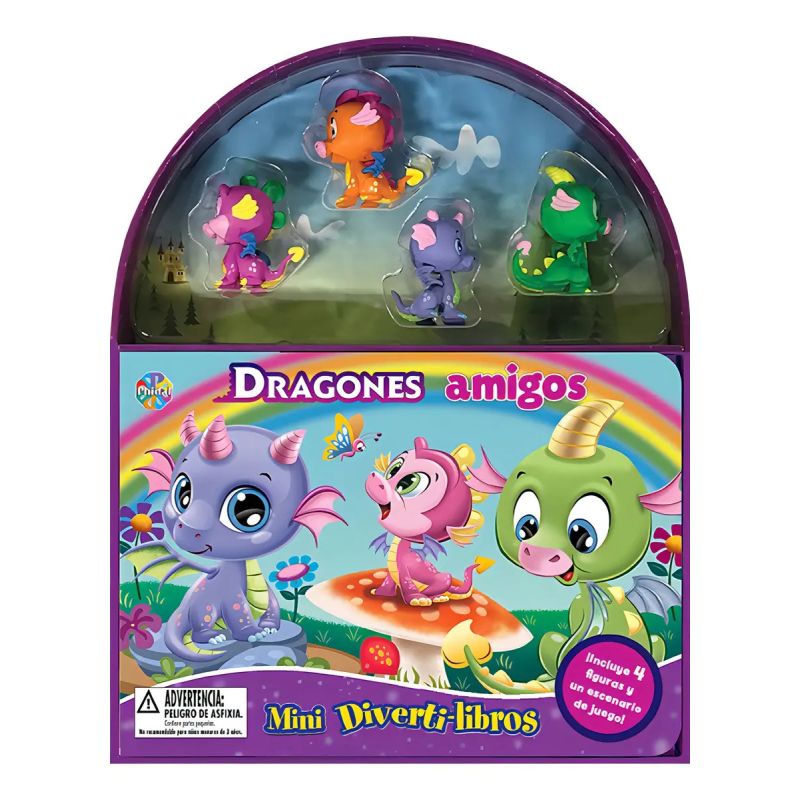 DRAGONES AMIGOS - MINI DIVERTI LIBROS (TD) (Nuevo)