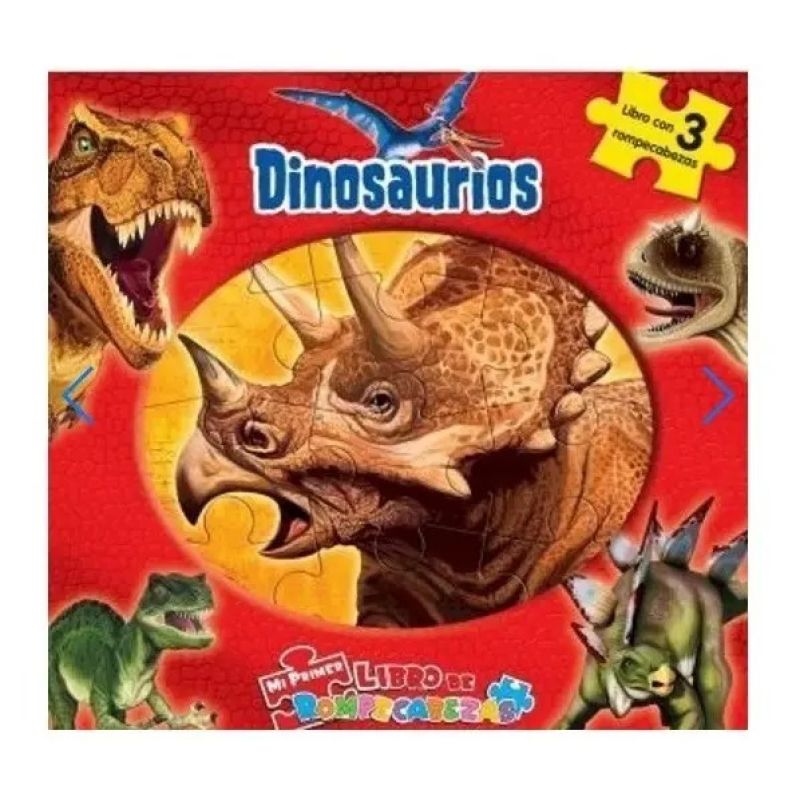 DINOSAURIOS - MI PRIMER LIBRO DE ROMPECABEZAS (TD) (Nuevo)