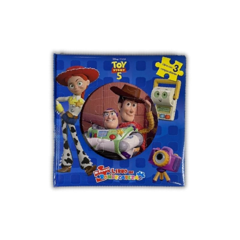 DISNEY TOY STORY 5 - MI PRIMER LIBRO DE ROMPECABEZAS - CARTONE (Nuevo)