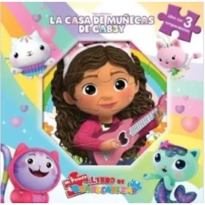 CASA DE MUÑECAS DE GABBY, LA - MI PRIMER LIBRO DE ROMPECABEZAS - TD (Nuevo)