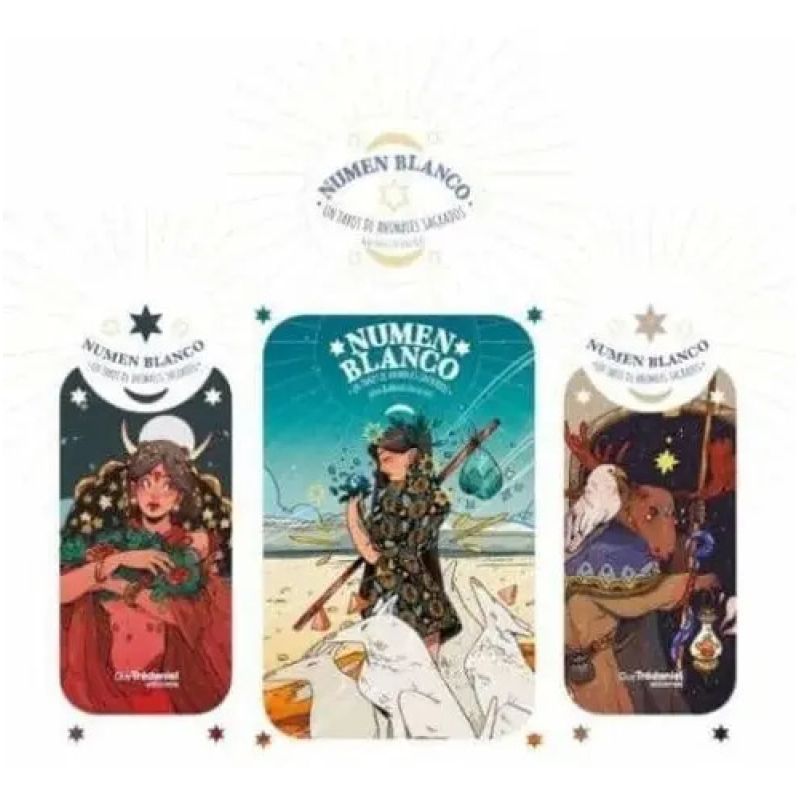 NUMEN BLANCO - UN TAROT DE ANIMALES SAGRADOS - LIBRO + CARTAS (Nuevo) - Miniatura 2