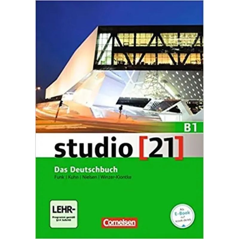 STUDIO 21 B1 - KURSBUCH + ARBEITSBUCH + DVD-ROM (E-BOOK -AUDIO-VIDEOCLIPS) (Nuevo)