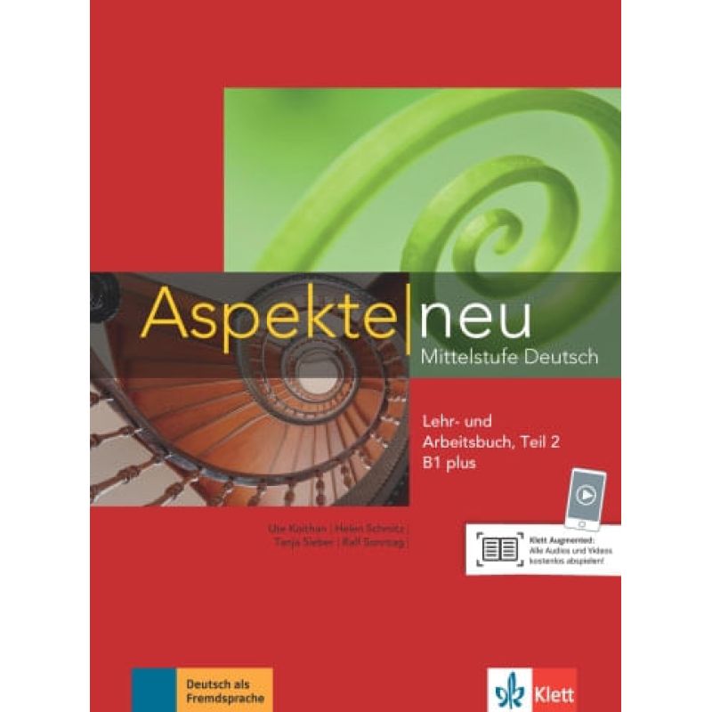 ASPEKTE NEU (B1+) TEIL 2 - LEHR  + ARBEITSBUCH  + A/CD (Nuevo)