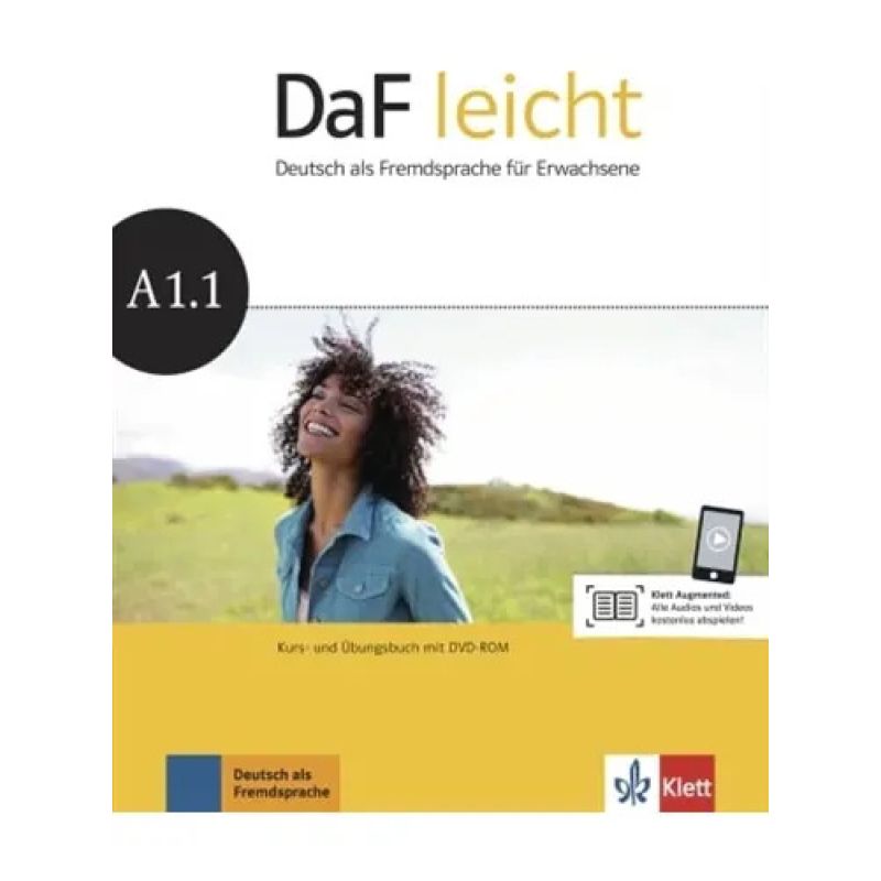 DAF LEICHT A1.1 - KURSBUCH + ARBEITSBUCH + DVD-ROM (Nuevo)