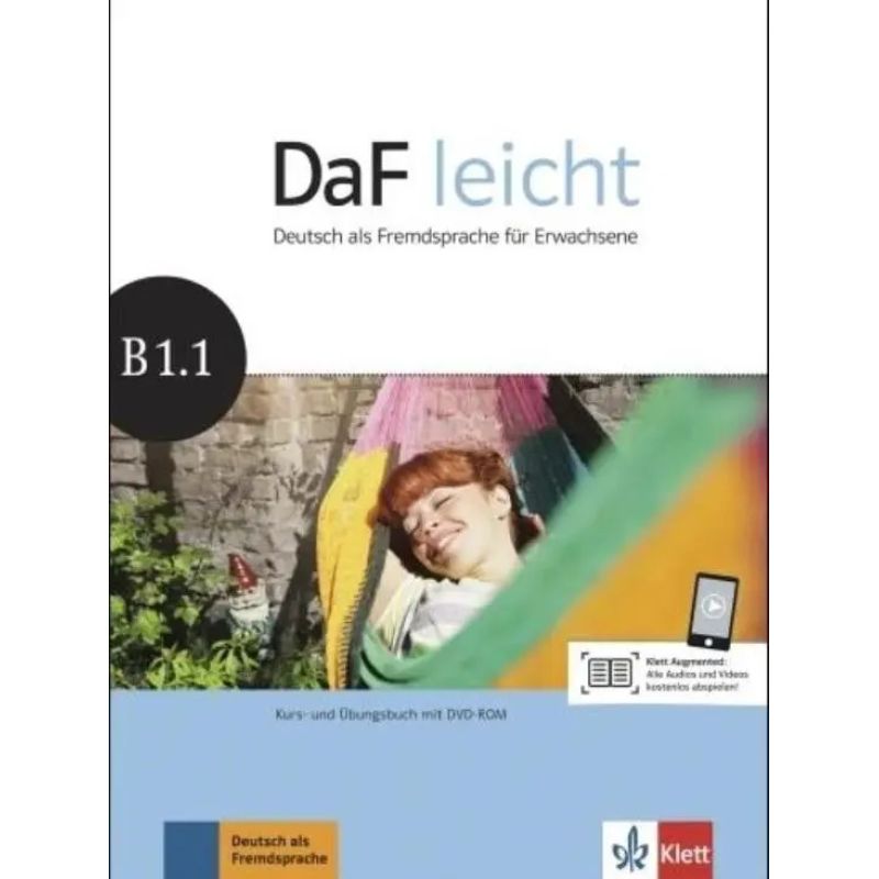 DAF LEICHT B1.1 - KURSBUCH + UBUNGSBUCH + DVD-ROM (Nuevo)