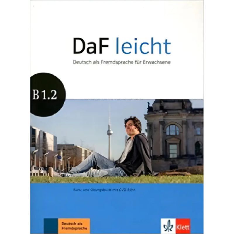 DAF LEICHT B1.2 - KURSBUCH + UBUNGSBUCH + DVD-ROM (Nuevo)
