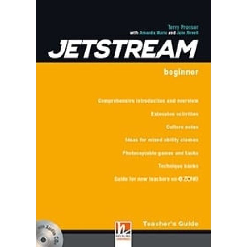 JETSTREAM BEGINNER -TEACHER`S + E-ZONE  W/CLASS AUDIO CD (Nuevo)