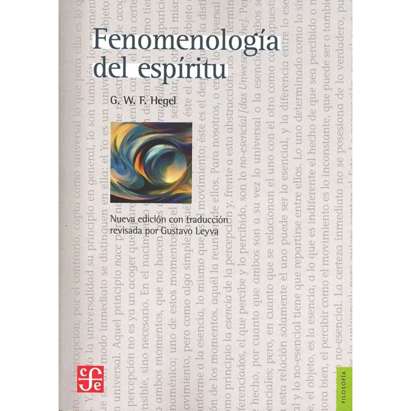 FENOMENOLOGIA DEL ESPIRITU (NVA. EDICION) (Nuevo)