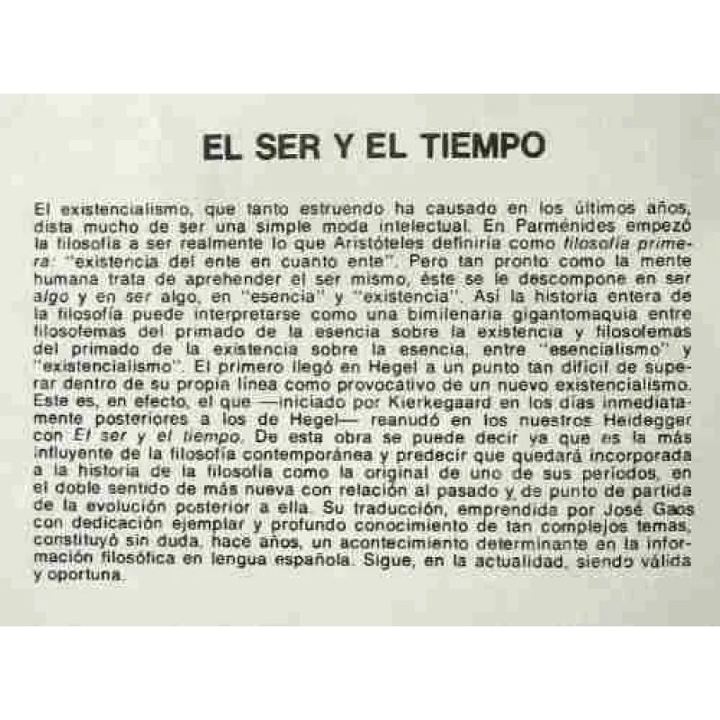 SER Y EL TIEMPO, EL (Nuevo) - Miniatura 3