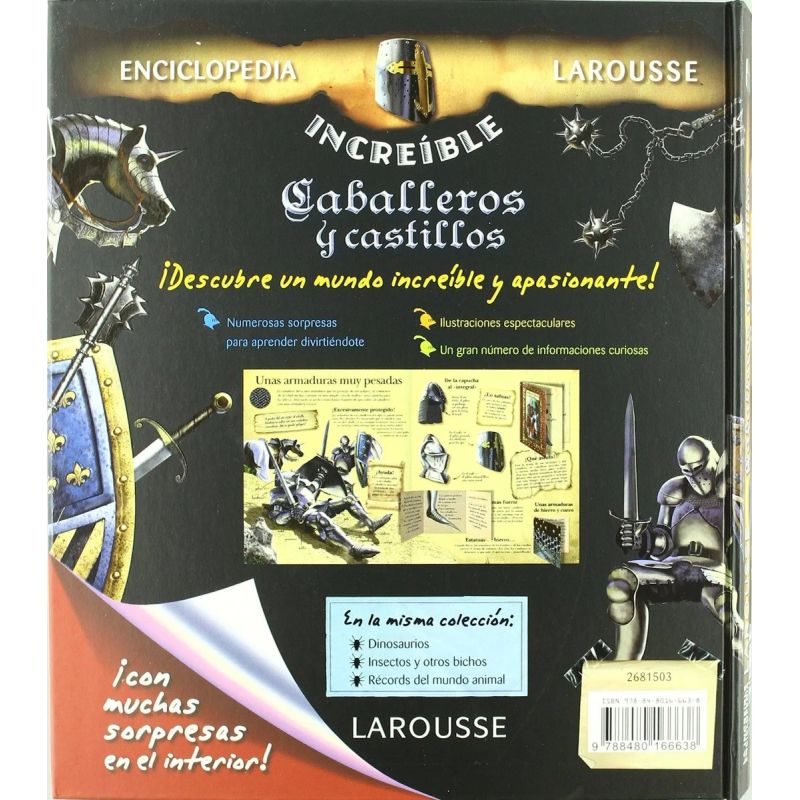 LAROUSSE ENCICLOPEDIA INCREIBLE LOS CABALLEROS Y CASTILLOS (Nuevo)