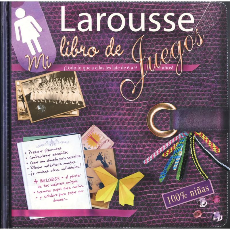 MI LIBRO DE JUEGOS LAROUSSE 100% NIÑAS (Nuevo)