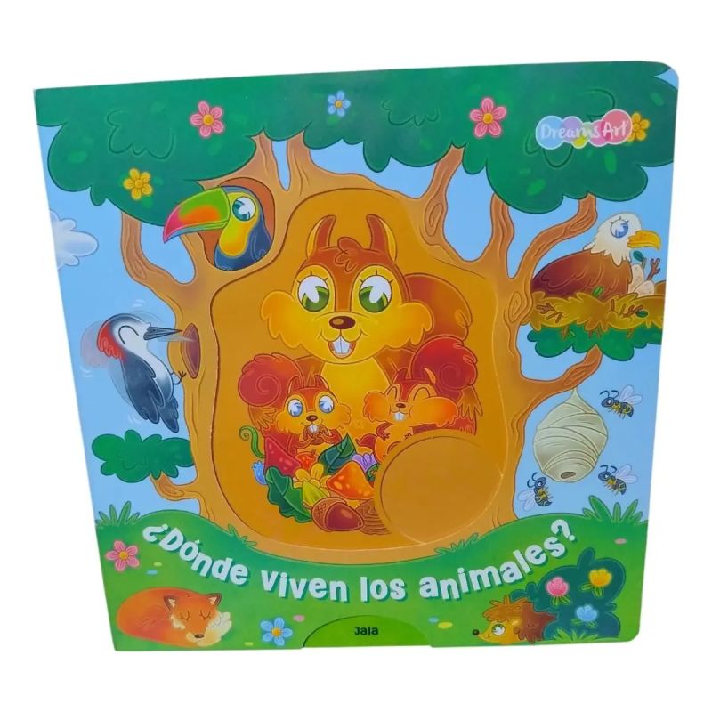 DONDE VIVEN LOS ANIMALES ? - CARTONE (Nuevo)