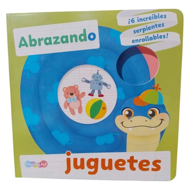ABRAZANDO JUGUETES - 6 INCREIBLES SERPIENTES ENROLLABLES - CARTONE (Nuevo)
