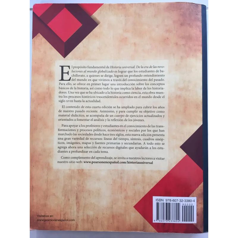 HISTORIA UNIVERSAL - 4/ED. - DE LA ERA DE LAS REVOLUCIONES AL MUNDO GLOBALIZADO (Nuevo)