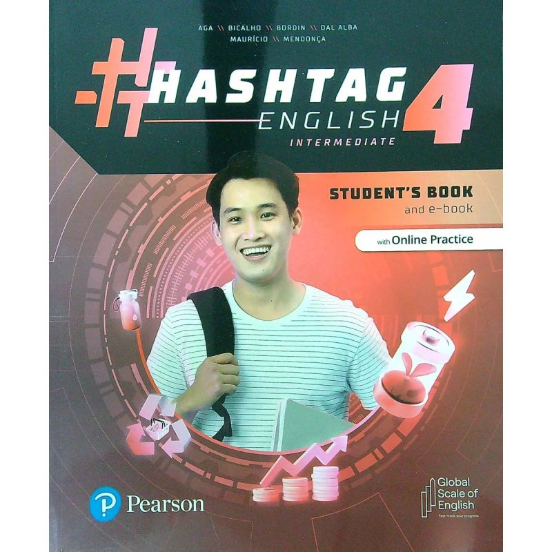 HASHTAG ENGLISH 4 INTERM.- SB AND E-BOOK + ONLINE PRACTICE (Nuevo)