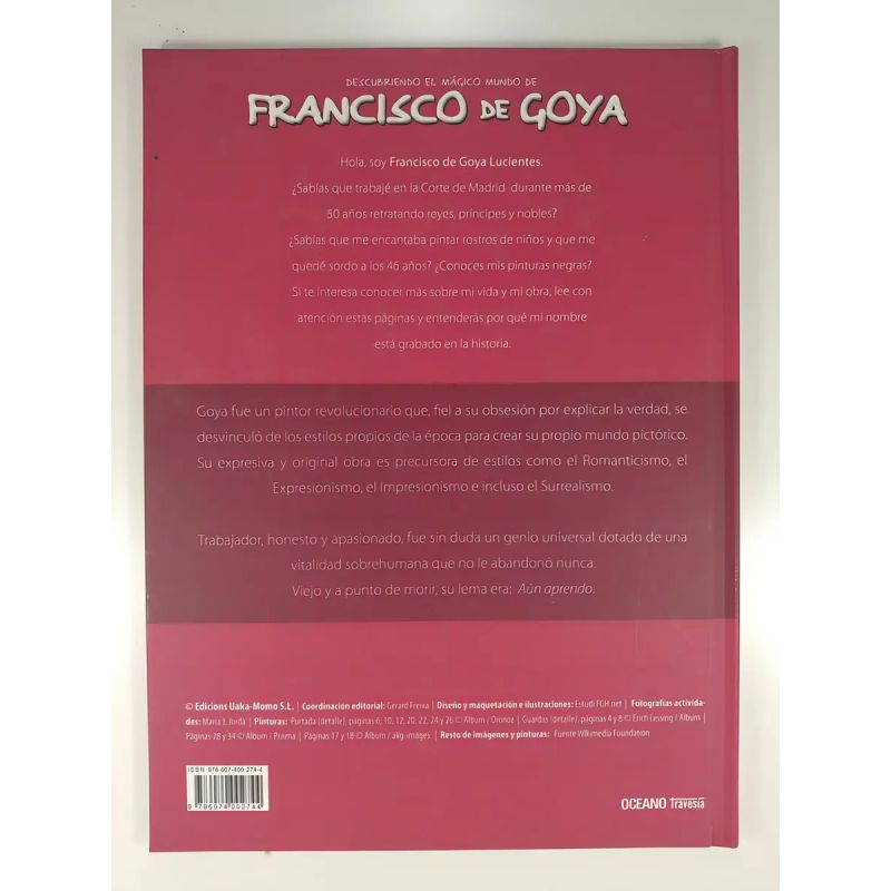 DESCUBRIENDO EL MAGICO MUNDO DE FRANCISCO DE GOYA - (TD) (Nuevo) - Miniatura 2