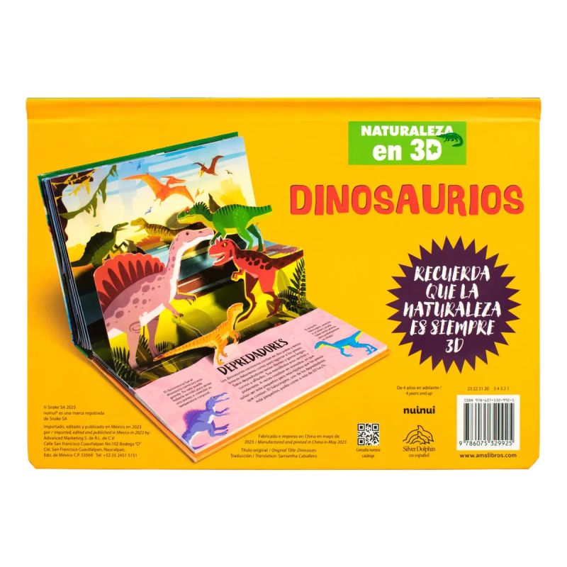 DINOSAURIOS - NATURALEZA EN 3D - TD (Nuevo) - Miniatura 4