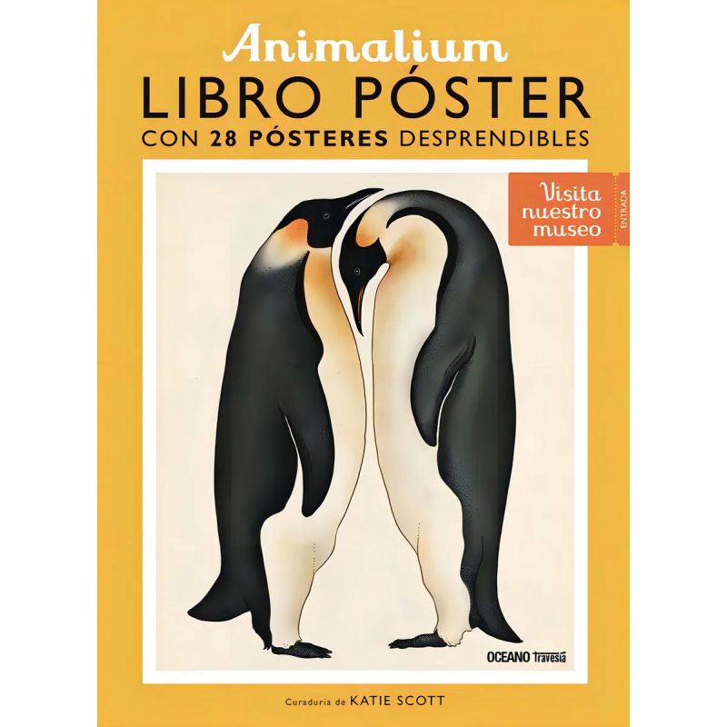 ANIMALIUM - LIBRO POSTER ( INCLUYE 28 POSTERS DESPRENDIBLES) (Nuevo)