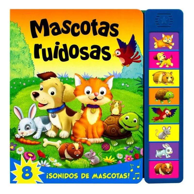 MASCOTAS RUIDOSAS - SUPER SONIDOS 8 BOTONES - TD (Nuevo)